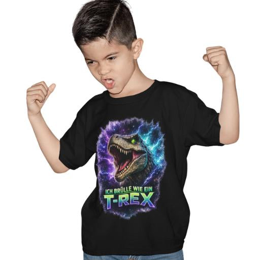 Ich brülle wie ein T-Rex – Kinder Shirt