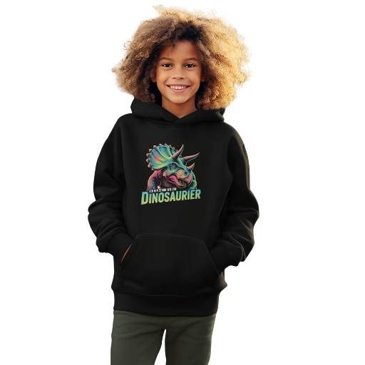 Ich bin stark wie ein Dinosaurier - Kinder Hoodie